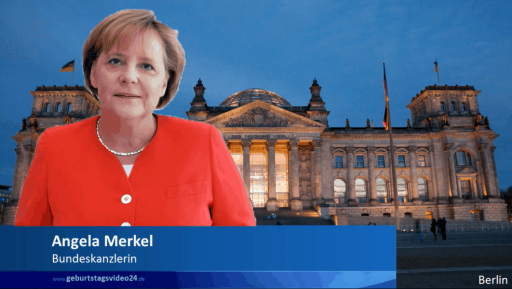 Angela Merkel gratuliert zum Geburtstag